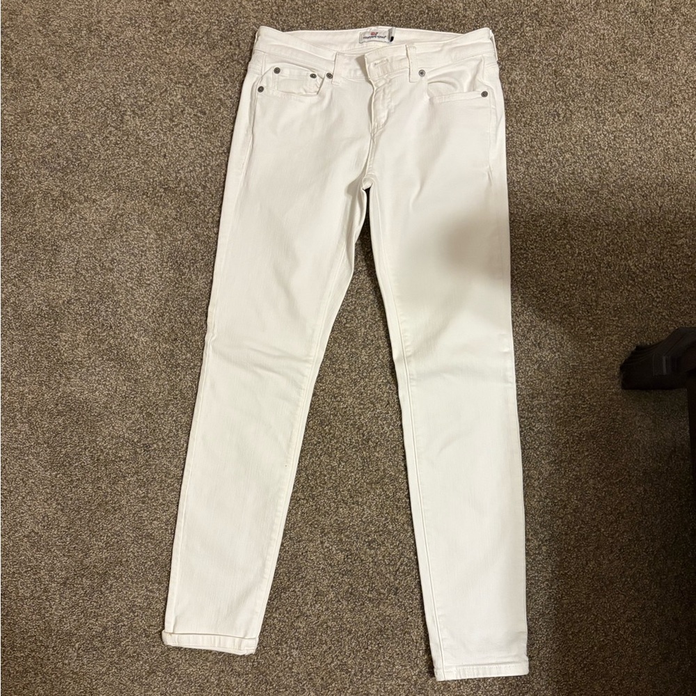 Vineyard Vines Women's Cream Skinny Jeans